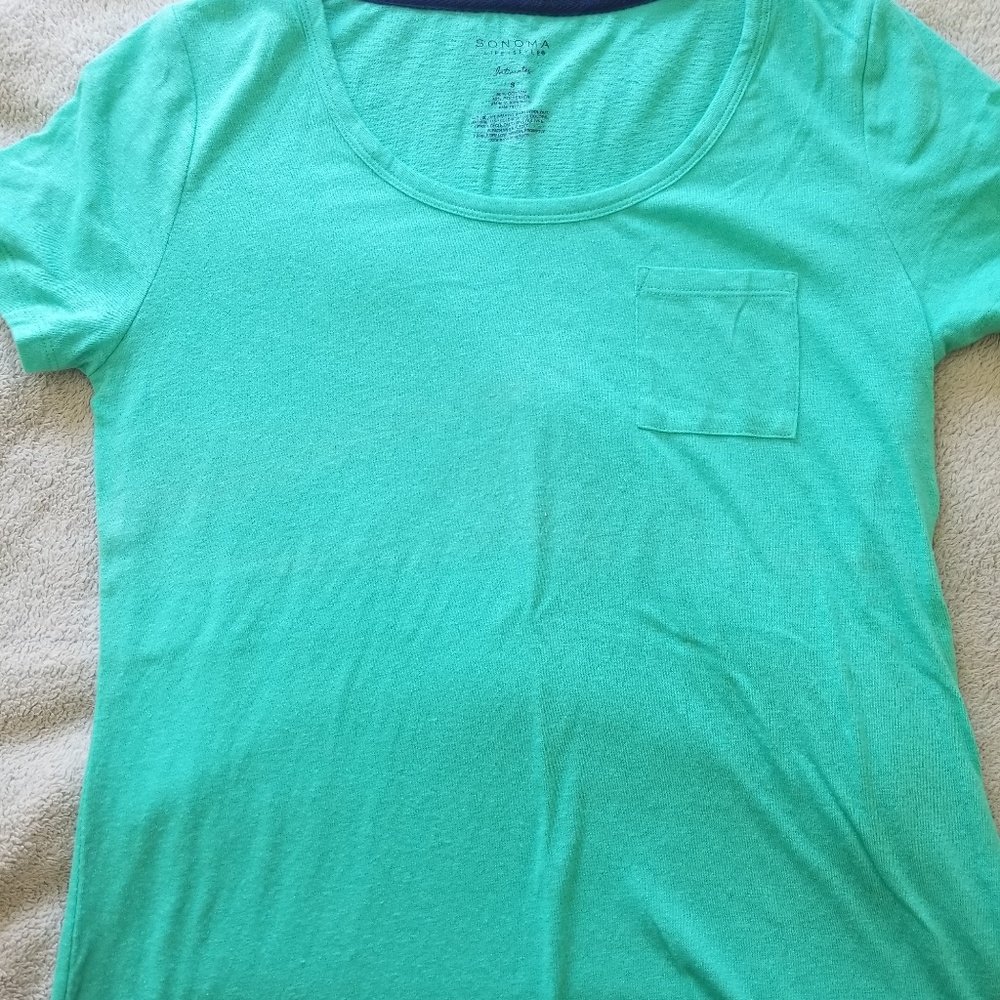 Lime green lightweight top